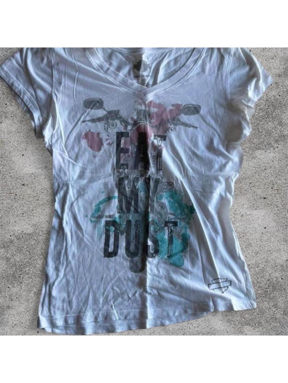 Harley Davidson white tshirt